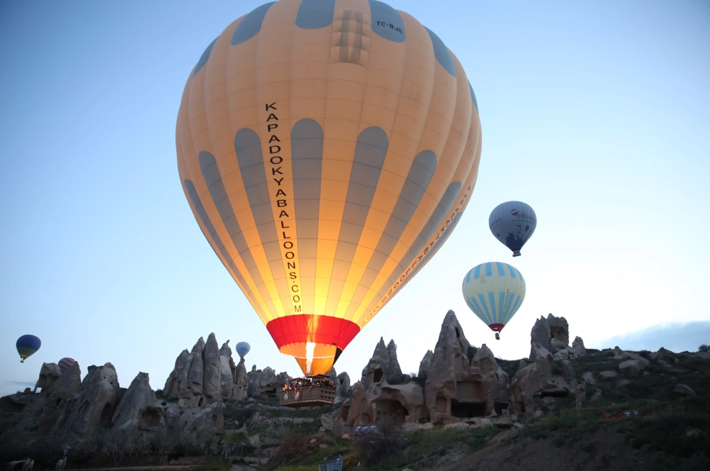 30 binden fazla turist balon turuna katıldı