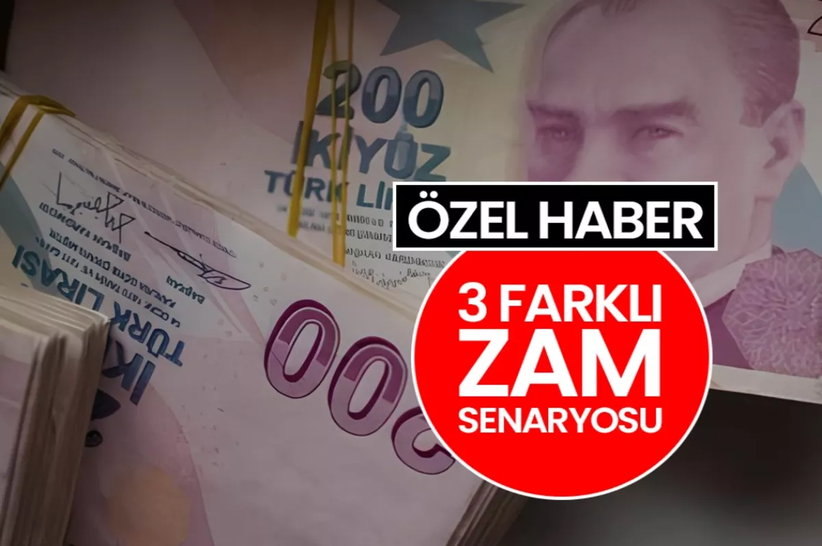 EMEKLİ OCAK ZAMMI 2025 SON DAKİKA: 3 farklı senaryo belli oldu!