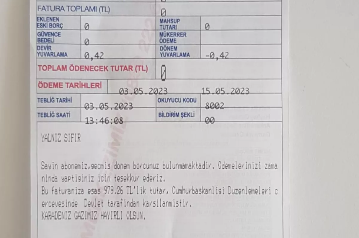 Bedelsiz doğalgaz tüketiminde faturalar yarın kesilmeye başlıyor