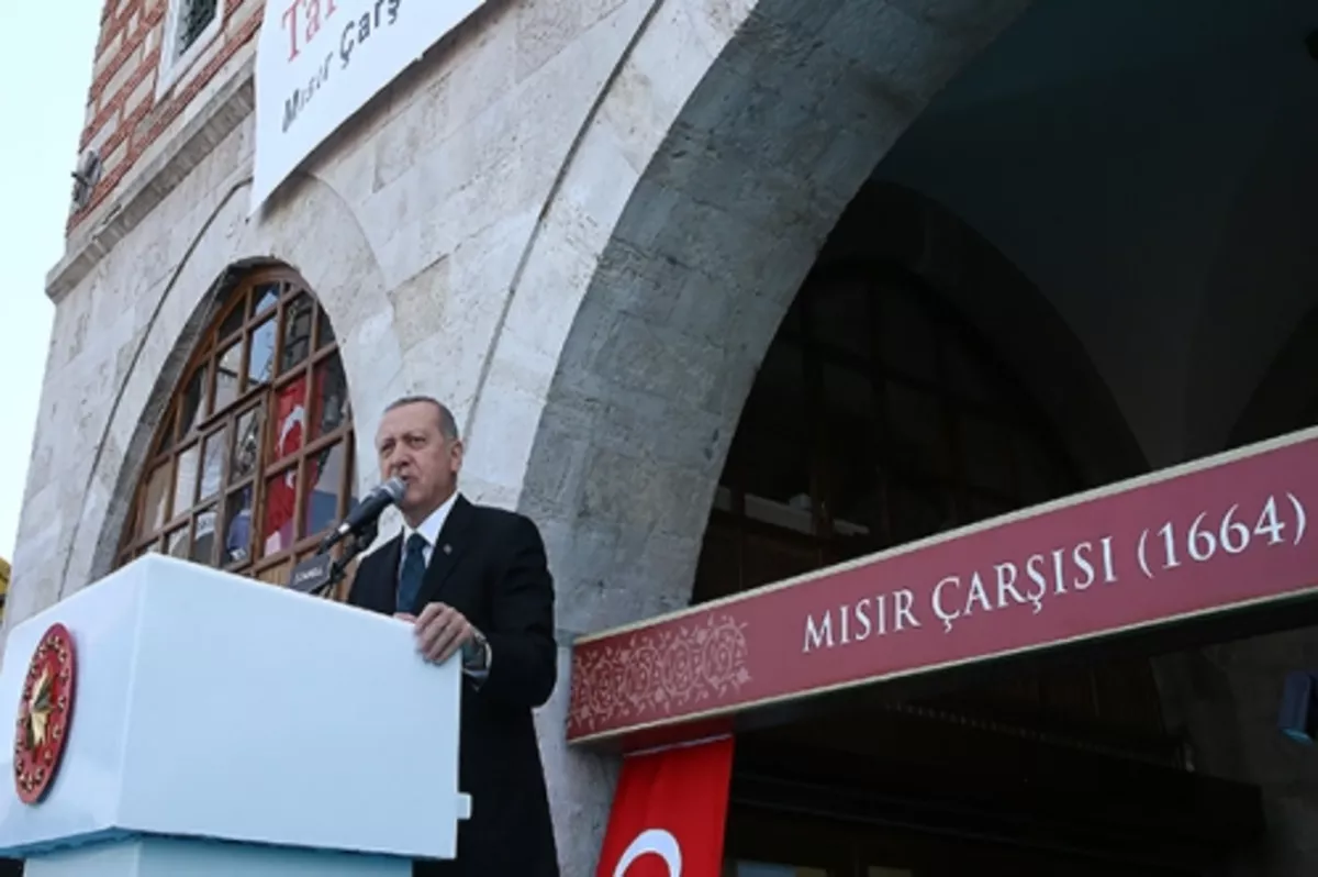 Mısır Çarşısı’nda İstanbul mesajı