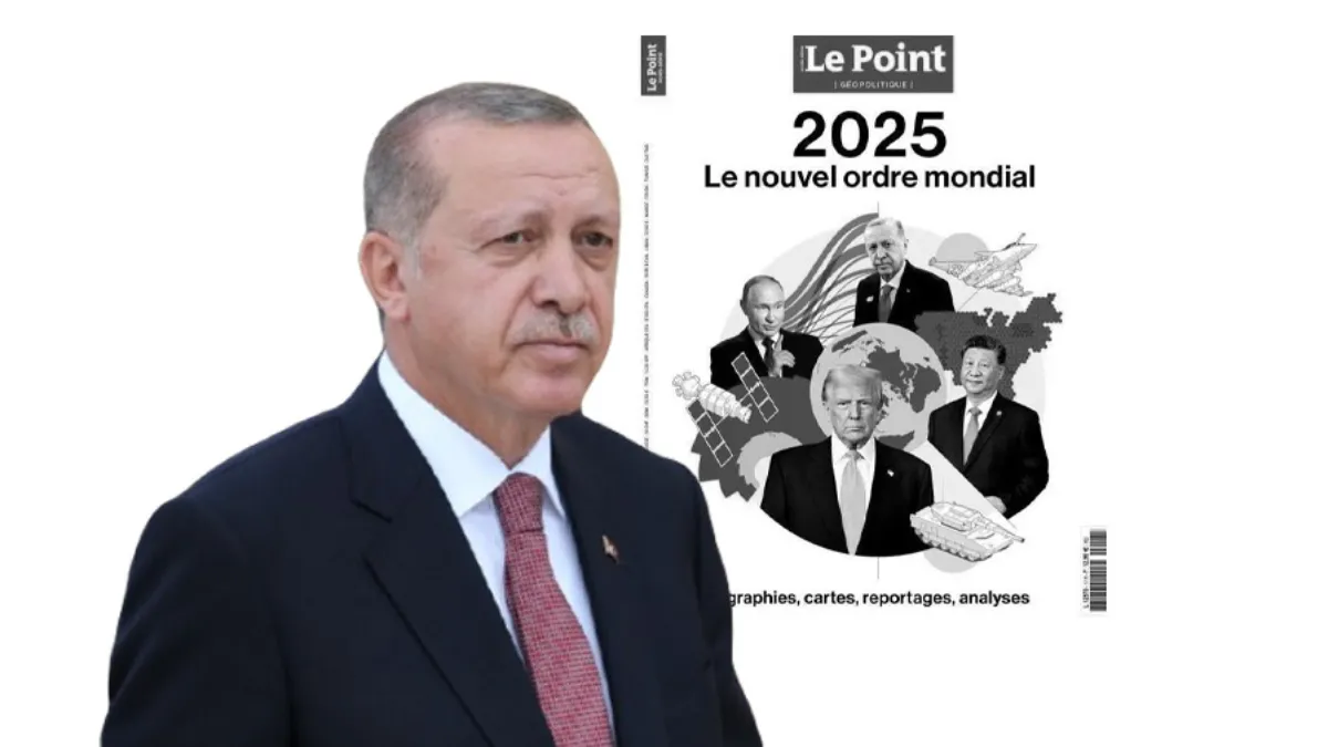 Fransız dergisi Le Point Cumhurbaşkanı Erdoğan'ı kapağına taşıdı: Yeni düzene yön verecek