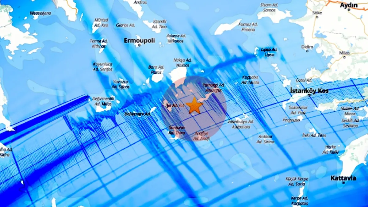 SON DAKİKA: Deprem büyüklüğü giderek artıyor! Ege Denizi beşik gibi: 5.1'i gördü