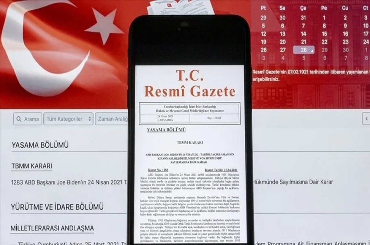 Resmi Gazete'de bugün (17 Nisan 2024)