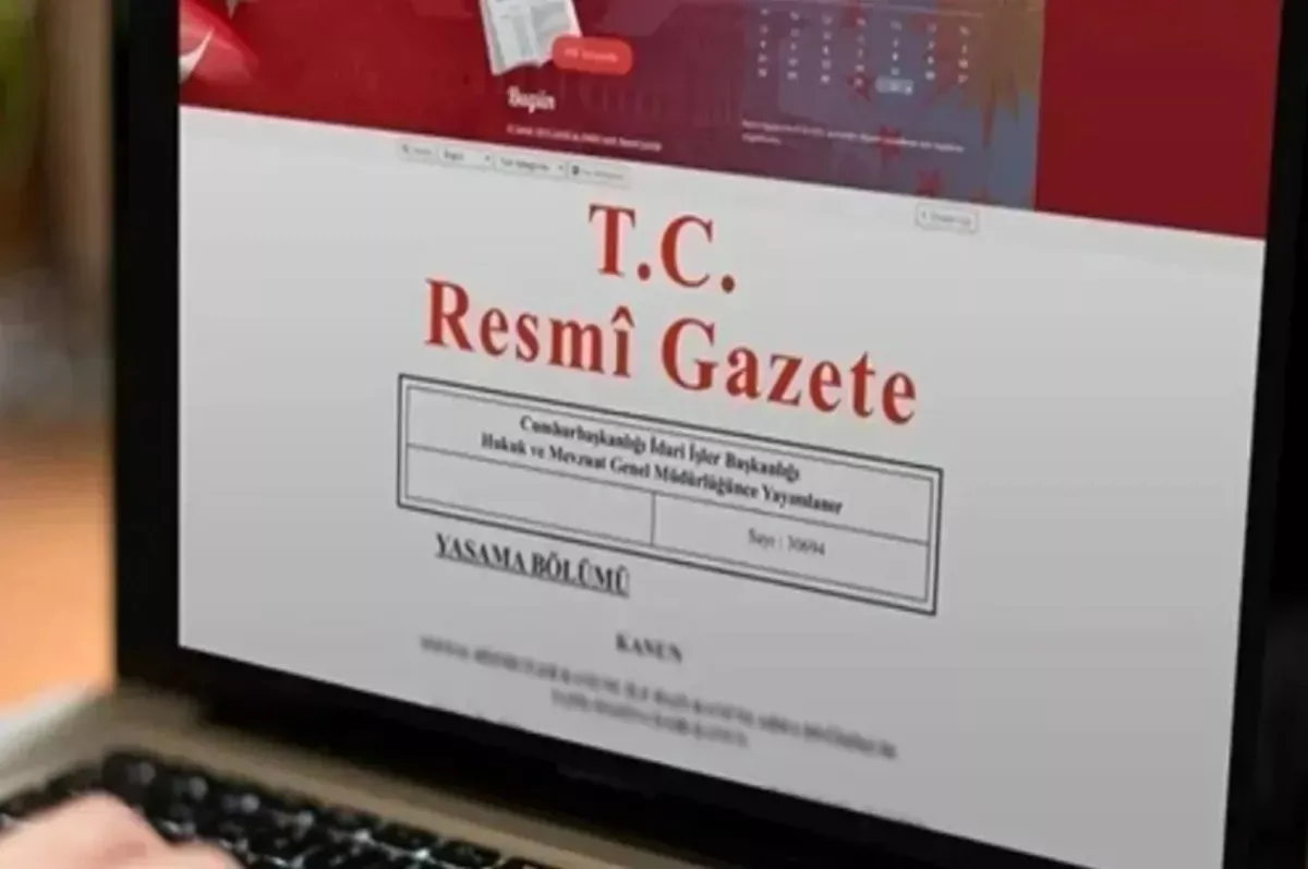 Resmi Gazete'de bugün (31 Ağustos 2023)