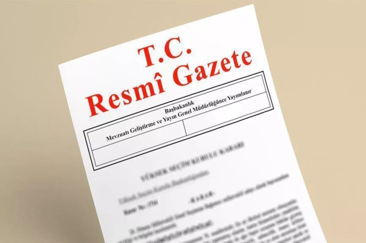 Resmi Gazete'de bugün (22 Kasım 2024)