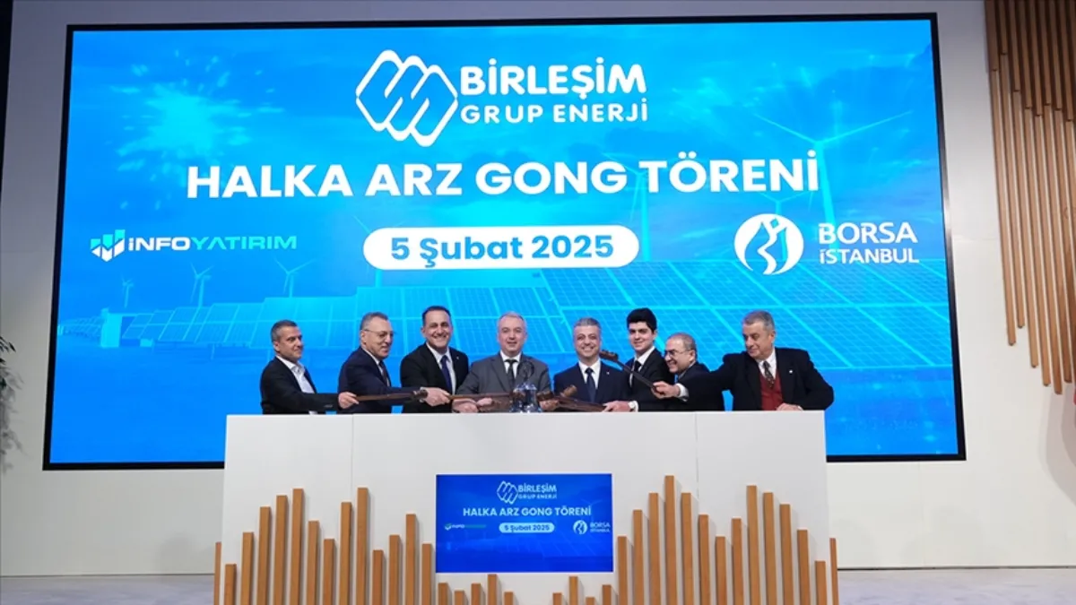 Borsa İstanbul'da gong Birleşim Grup Enerji için çaldı