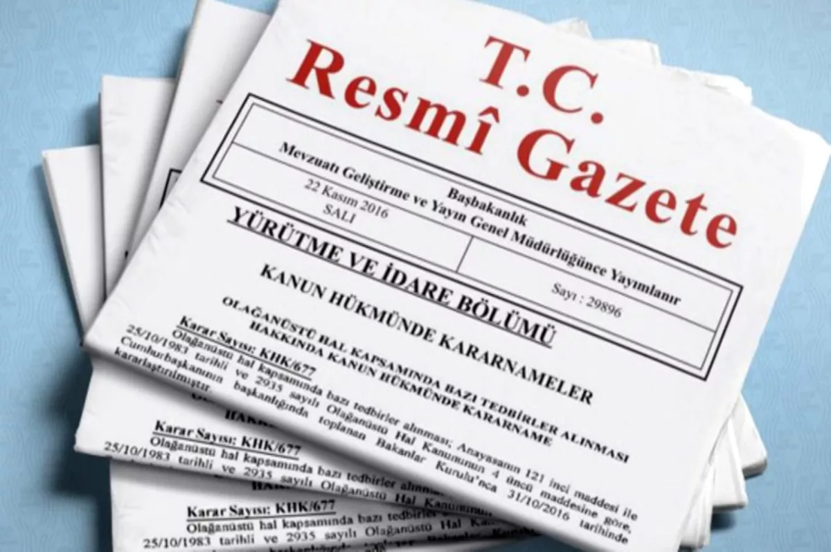 Resmi Gazete'de bugün (06 Aralık 2023)