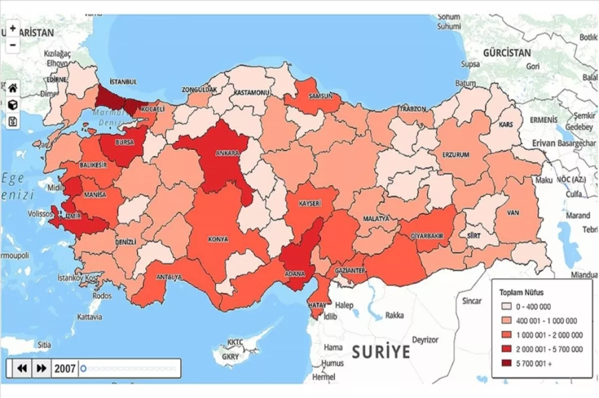 Türkiye İstatistik Kurumu ‘Nüfus İstatistikleri Portalı’ açtı