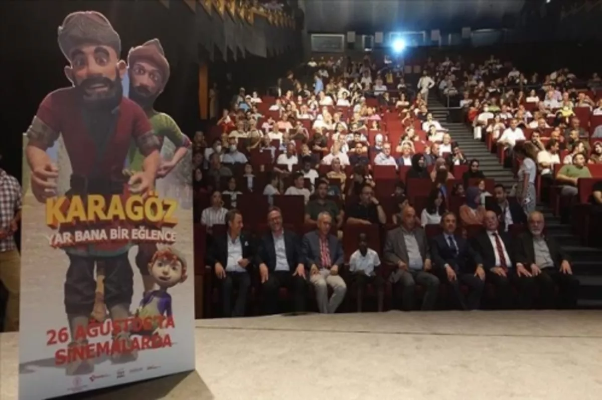 Animasyon filmi 'Karagöz' gala gösteriminde izleyiciyle buluştu