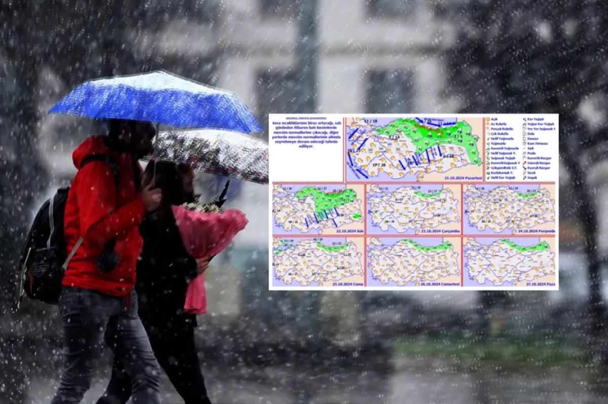 SON DAKİKA: Meteoroloji'den kuvvetli yağış ve kar uyarısı! İl il açıkladı