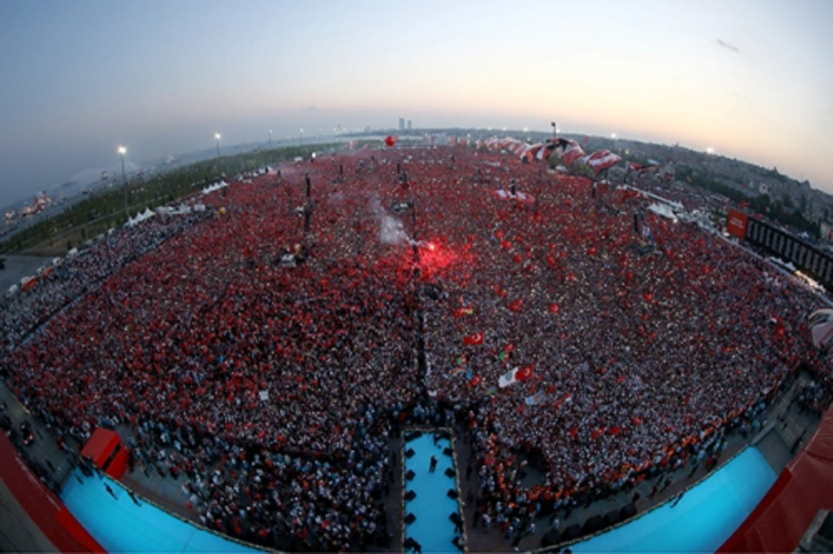 Democracy and Martyrs’ rally in Istanbul