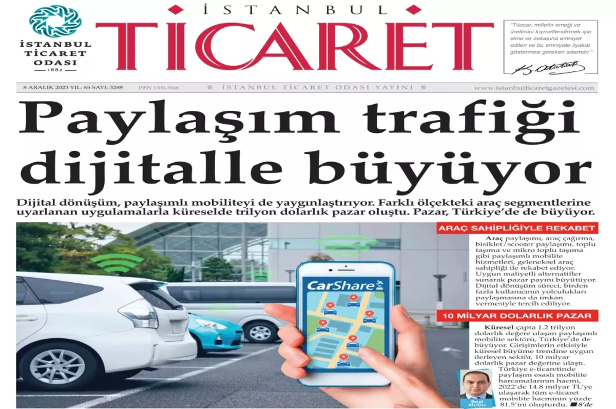 Ticaret Gazetesi’nin 3288’ıncı sayısı yayınlandı