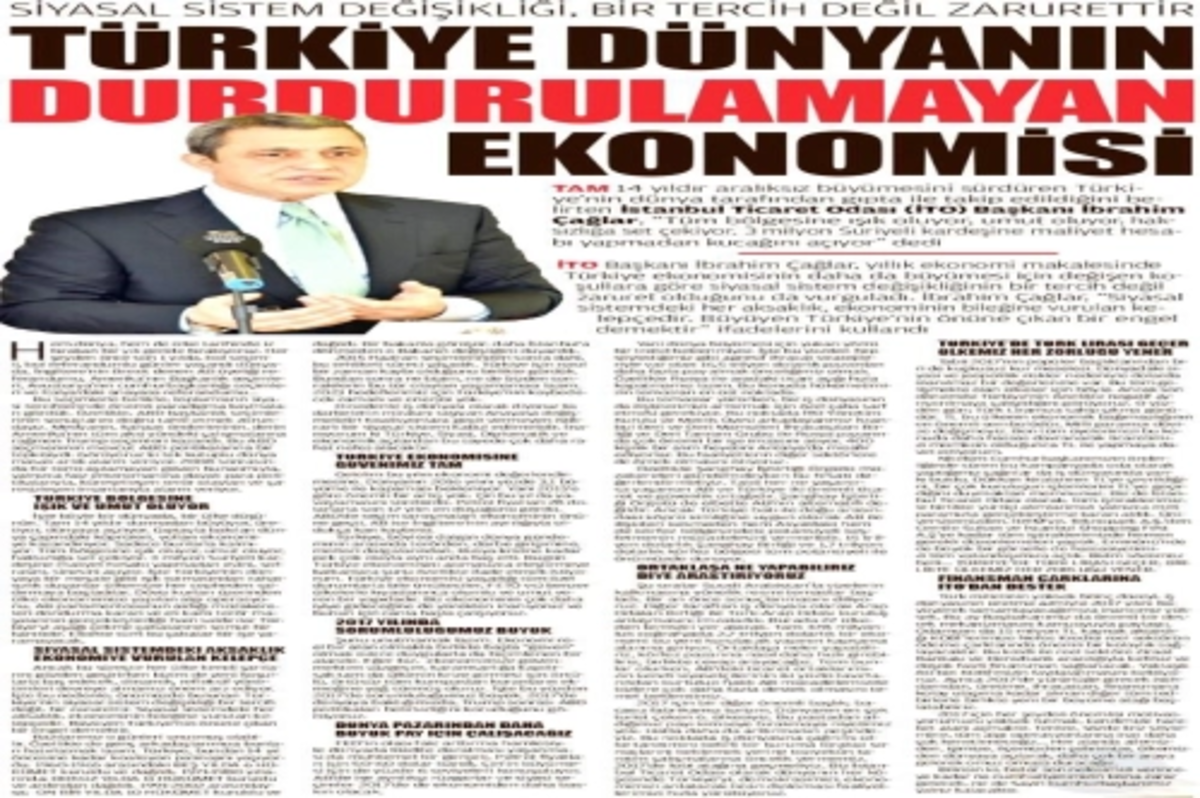 Türkiye dünyanın durdurulamayan ekonomisi