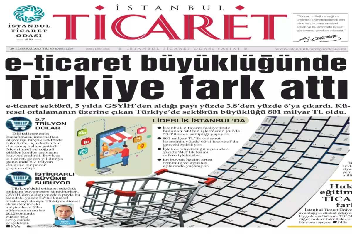 İstanbul Ticaret Gazetesi’nin yeni sayısı yayında!