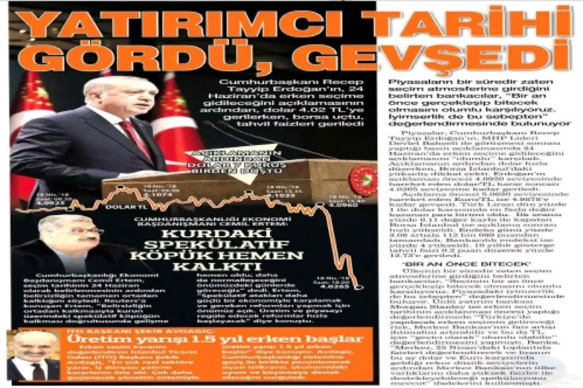 Yatırımcı tarihi gördü, gevşedi