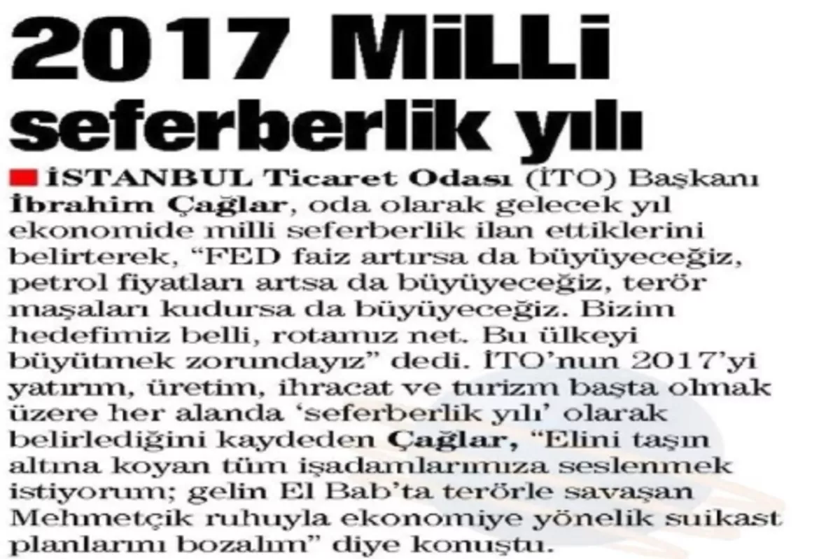 2017 MİLLİ seferberlik yılı