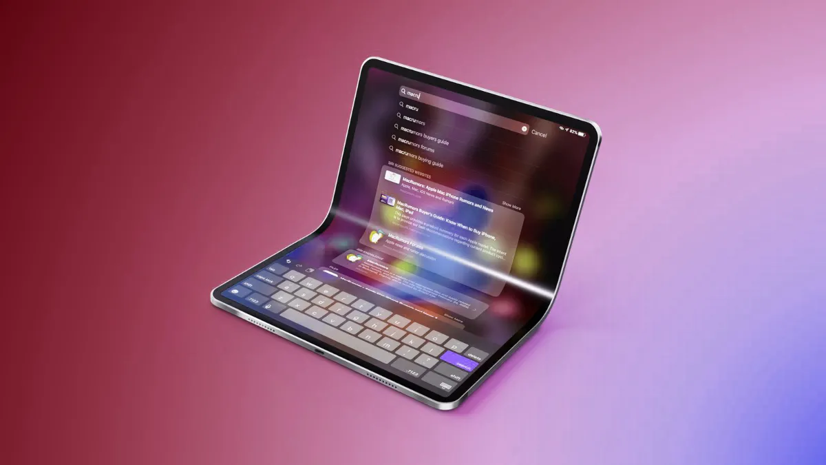 Katlanabilir iPad Pro prototipi ekran altı Face ID içeriyor