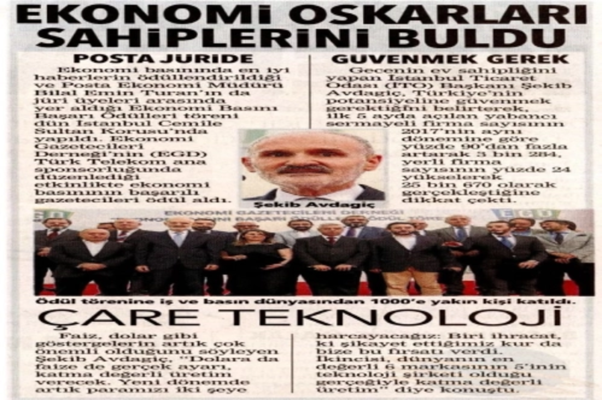 Ekonomi oskarları sahiplerini buldu