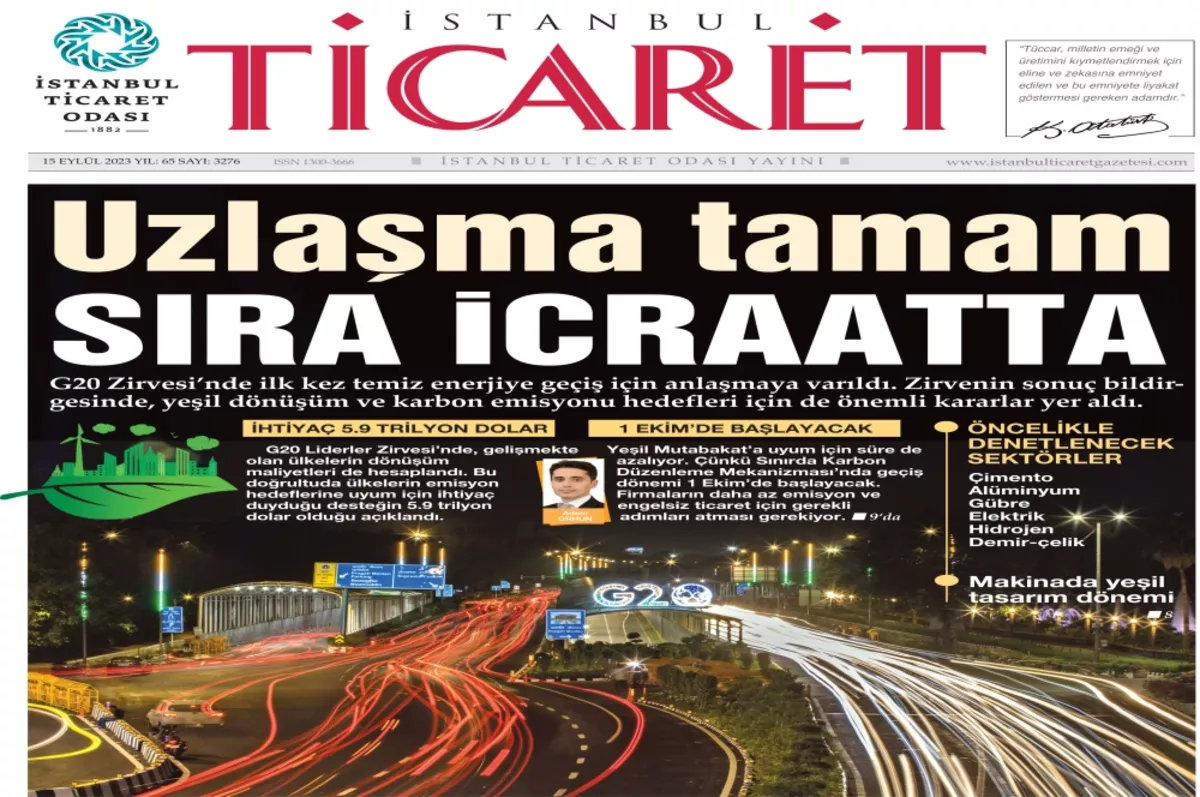 İstanbul Ticaret Gazetesi’nin yeni sayısı yayında!