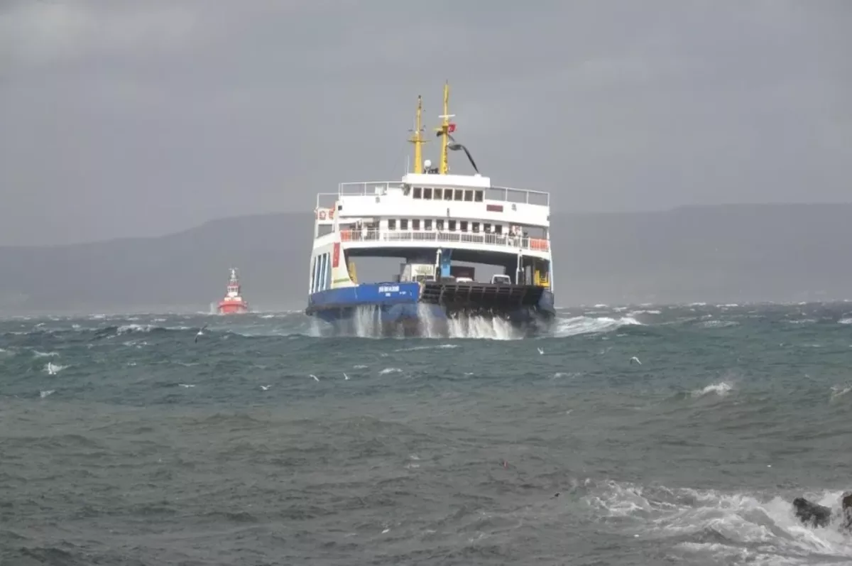 SON DAKİKA: Marmara Denizi'ndeki bazı seferler iptal!