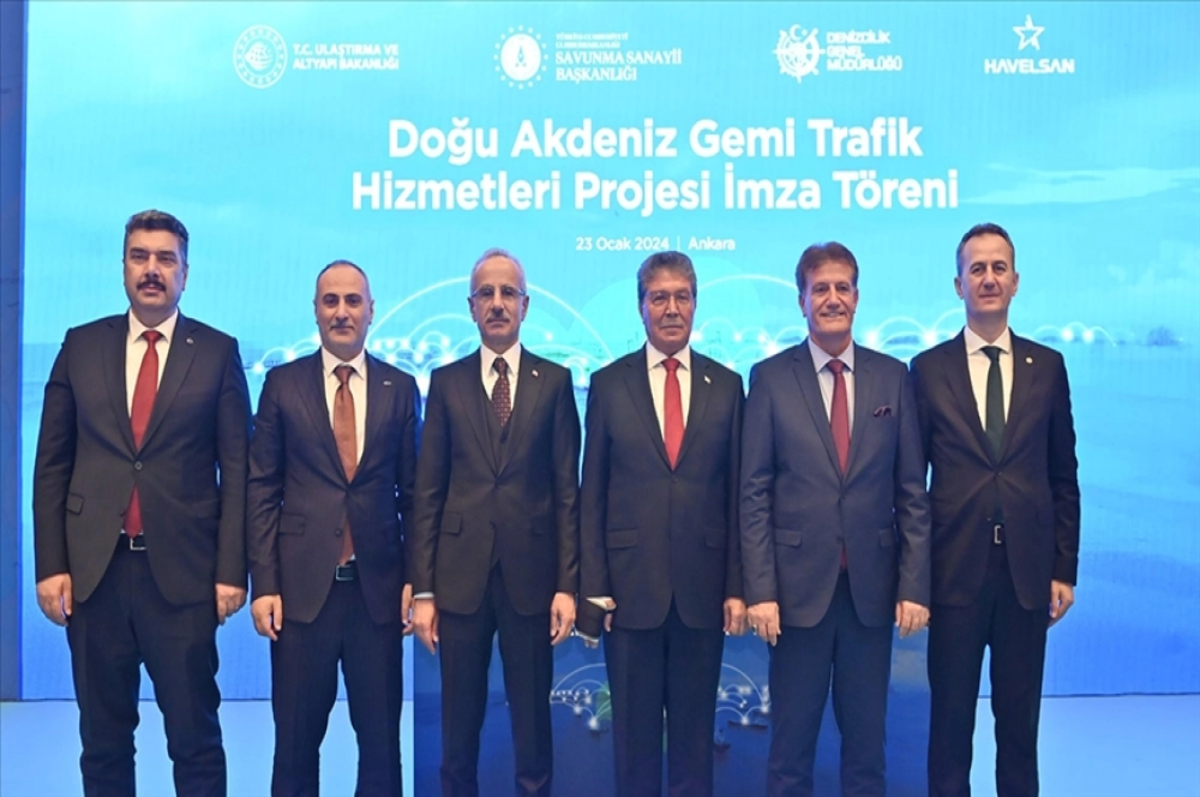 Doğu Akdeniz Gemi Trafik Hizmetleri Sistemi Kurulumu Projesi'nde imzalar atıldı