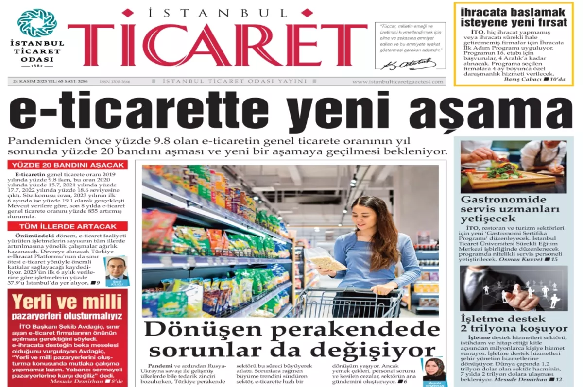 Ticaret Gazetesi’nin 3286’ıncı sayısı yayınlandı