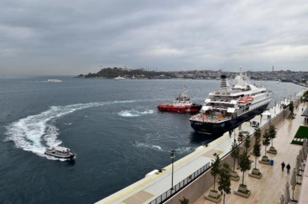 Galataport İstanbul, ilk yolcu gemisini kruvaziyer terminalinde ağırladı