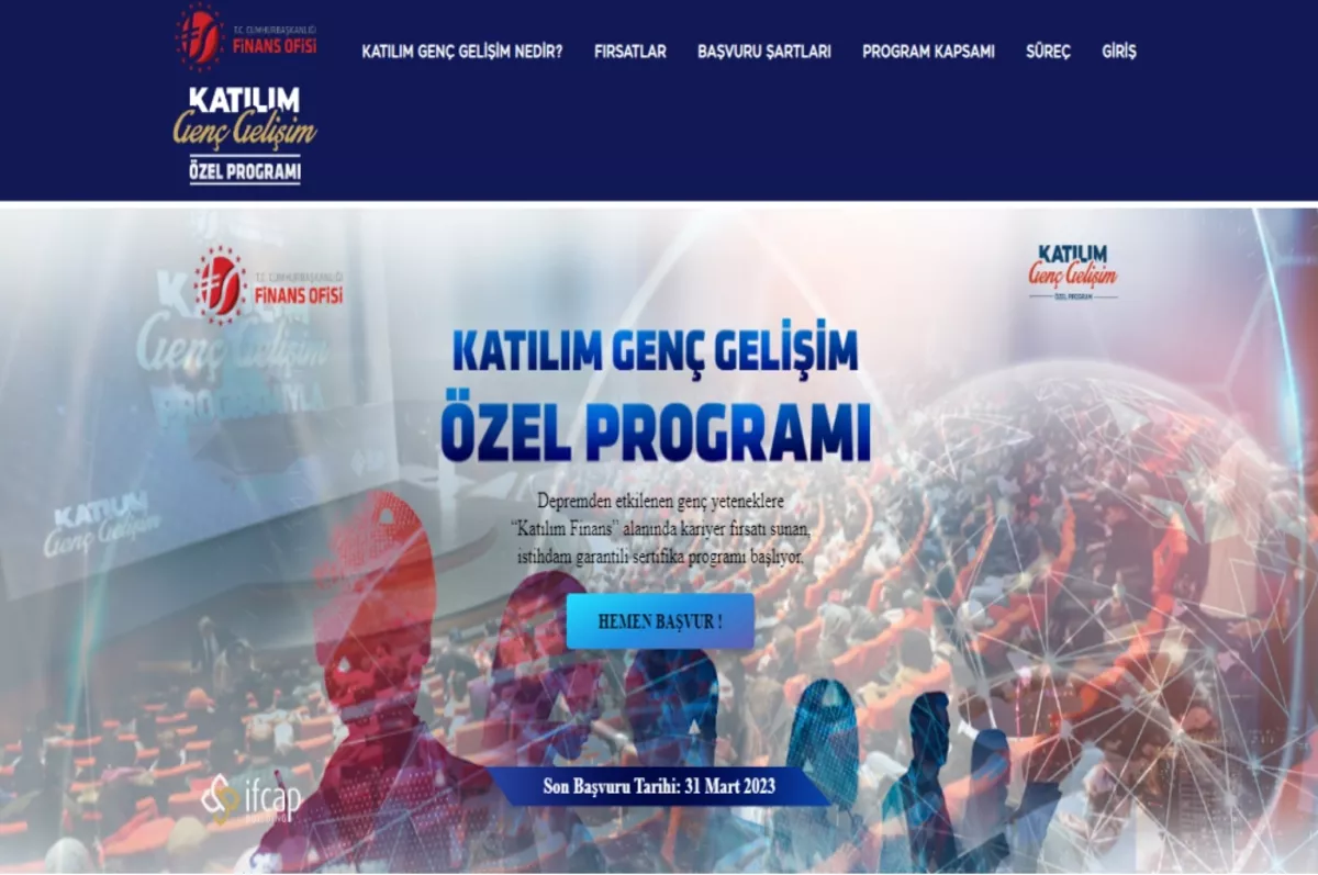 İstihdam garantili "Katılım Genç Gelişim Özel Programı"na başvurular başladı