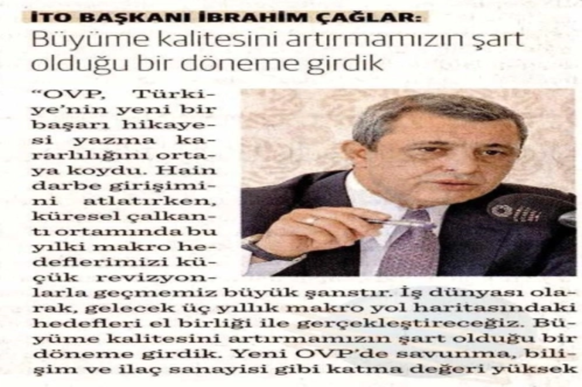 Büyüme kalitesini artırmamızın şart olduğu bir döneme girdik