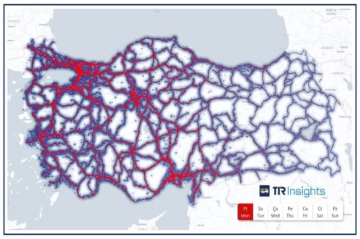 Karayolu yük taşımasında en yoğun trafik ‘Kocaeli- İstanbul’ arasında