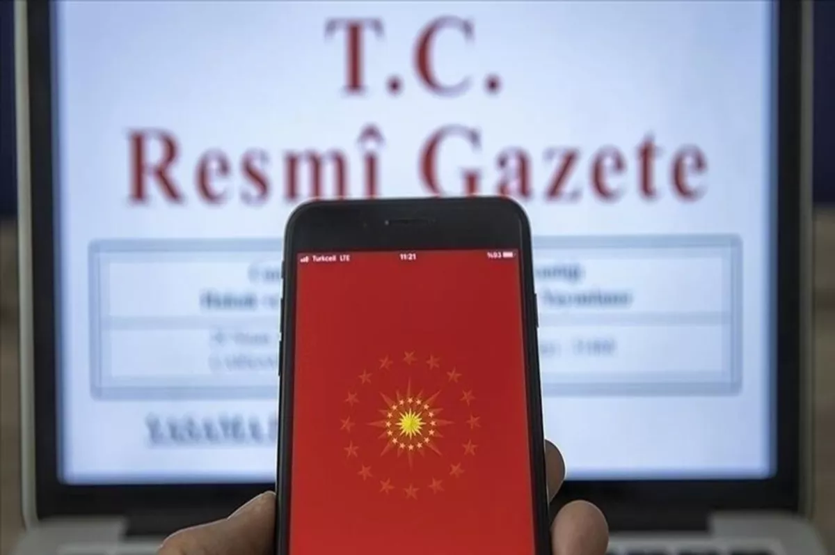 Resmi Gazete'de bugün (06 Kasım 2023)