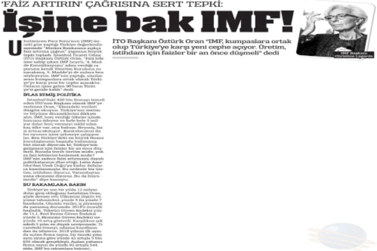 İşine bak IMF!