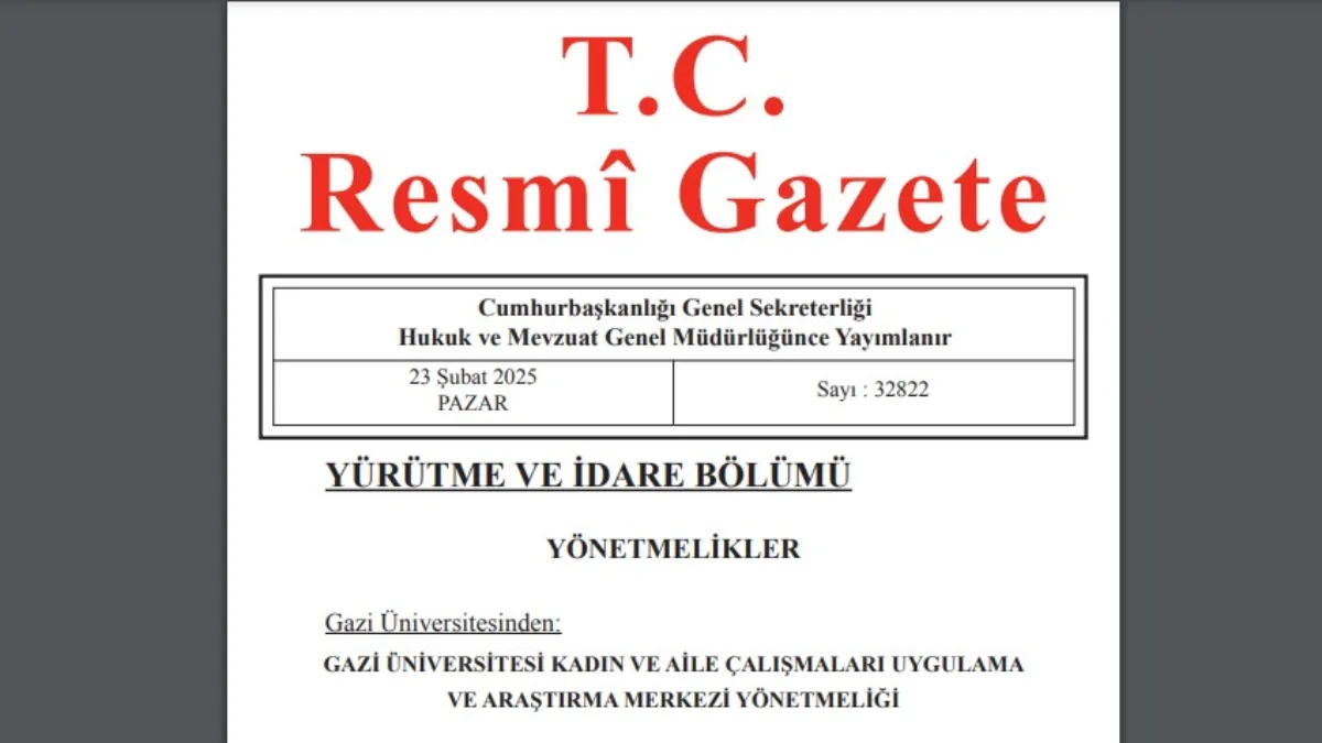 Resmi Gazete'de bugün! 23 Şubat 2025 Resmi Gazete kararları yayımlandı