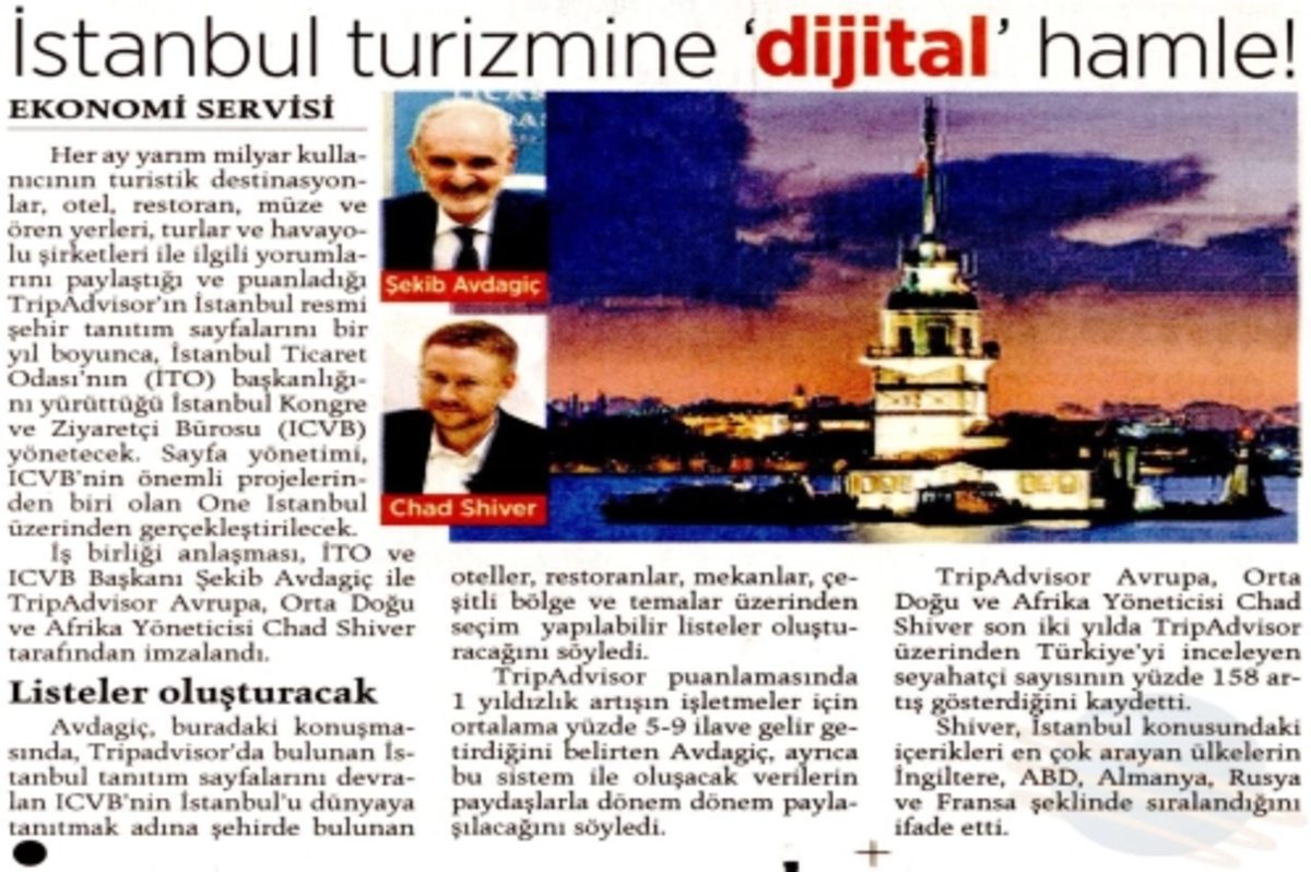 İstanbul turizmine dijital hamle