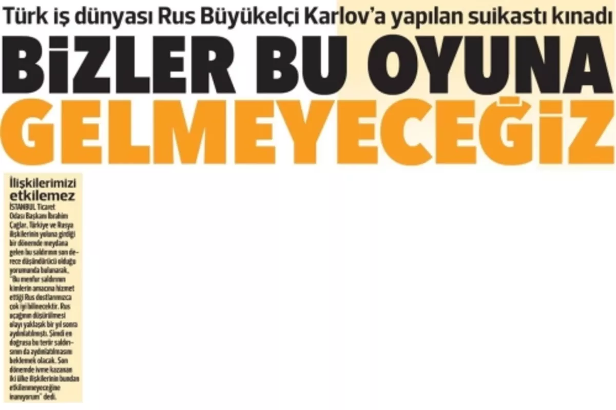 İlişkilerimizi etkilemez