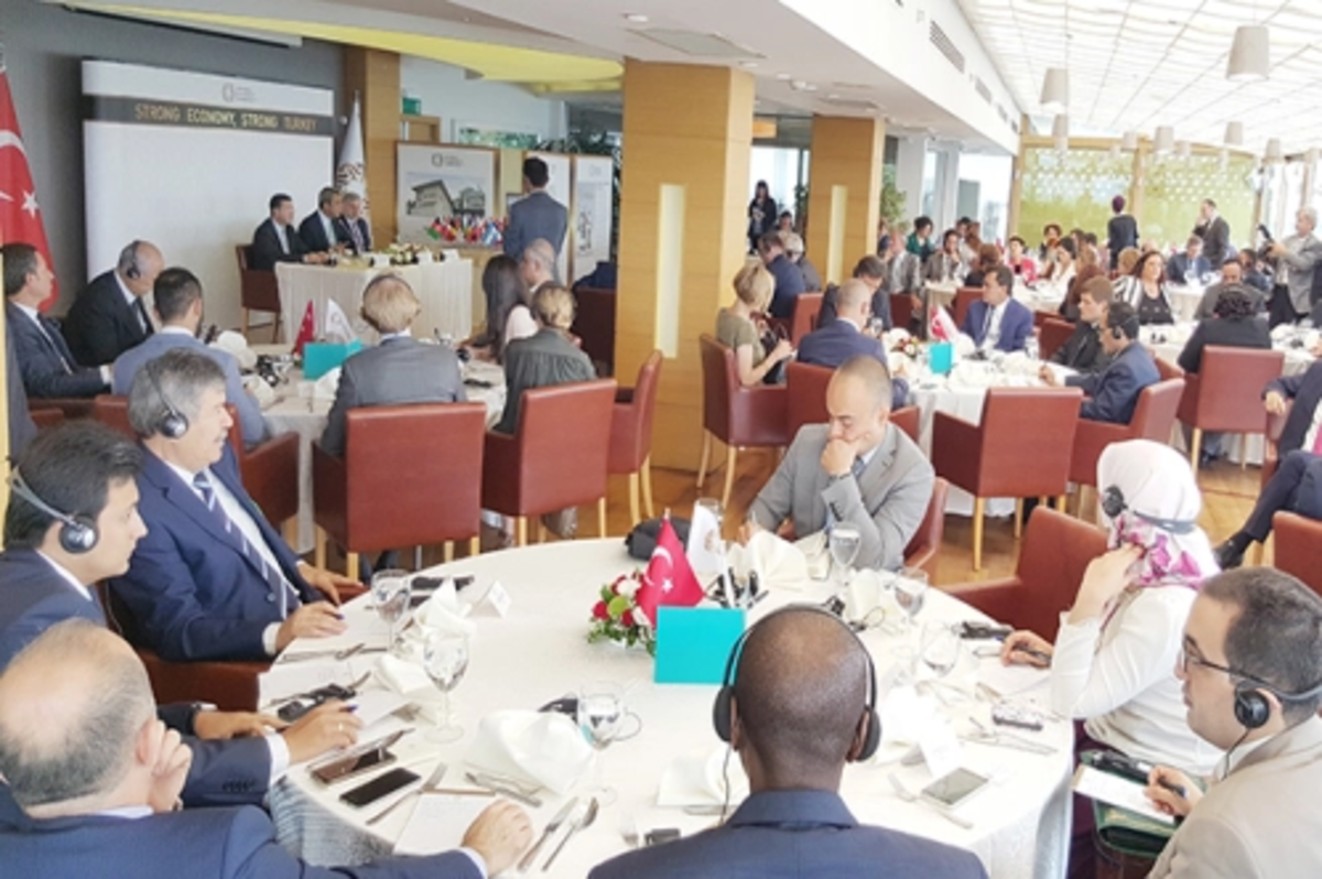 49 countries together at Istanbul Chamber of Commerce