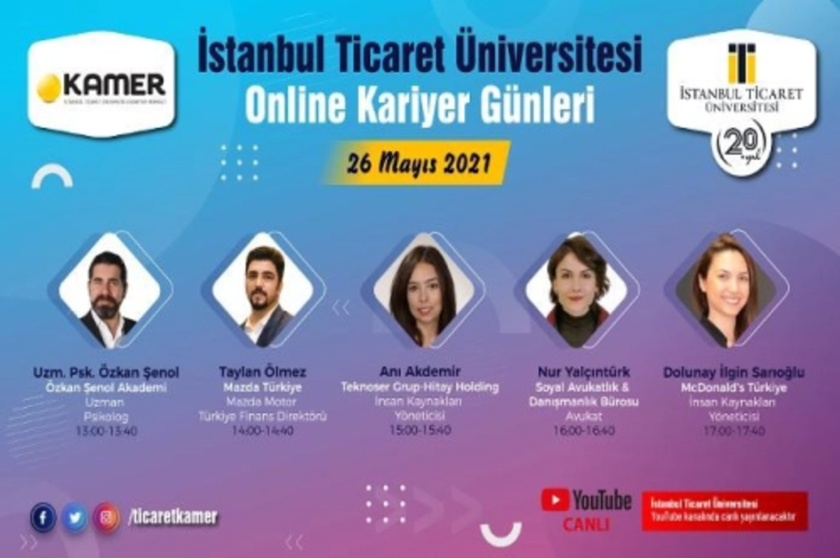 Kariyer günü ve kongrelere online ortamda devam