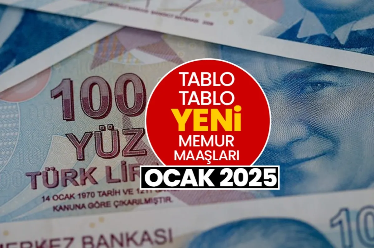 MEMUR MAAŞ ZAMMI SON DAKİKA: 6 aylık enflasyon farkı belli oldu! İşte Ocak 2025 memur maaşları