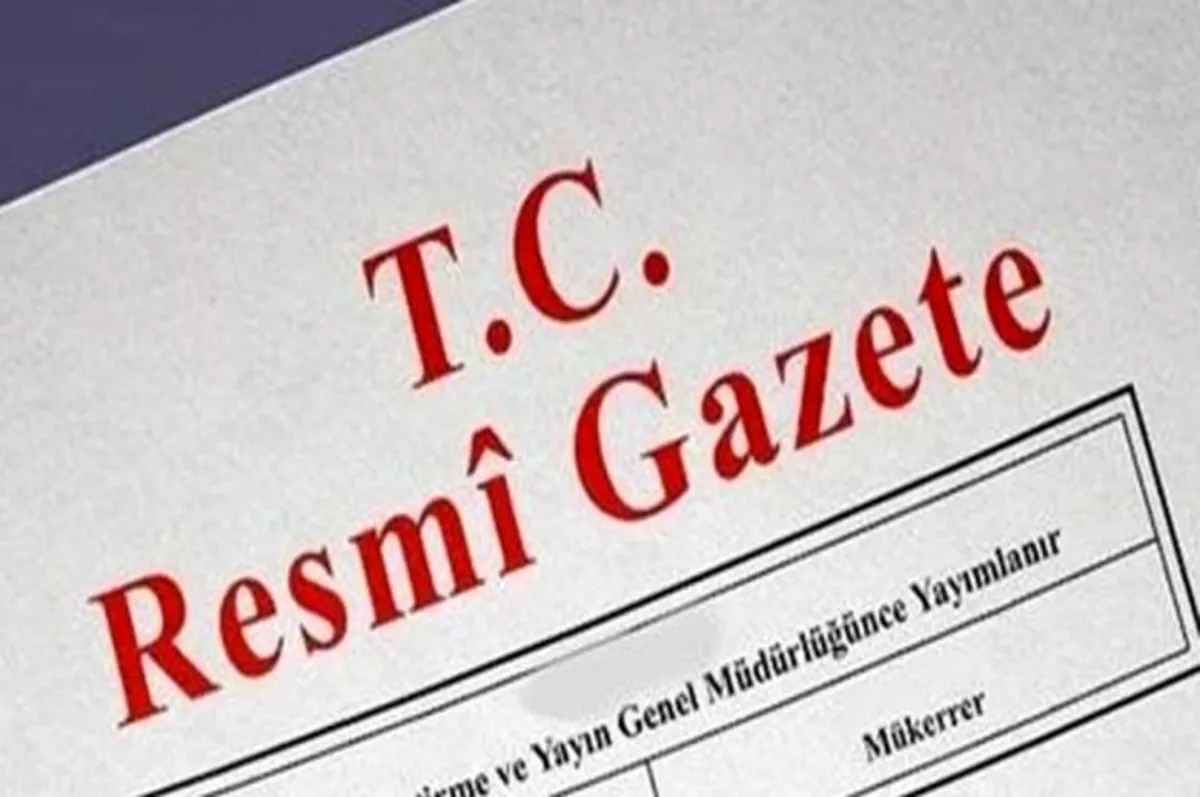 Resmi Gazete'de bugün (09 Ağustos 2023)