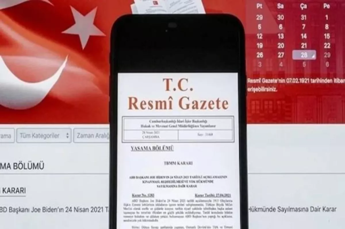 Resmi Gazete'de bugün (14 Eylül 2023)