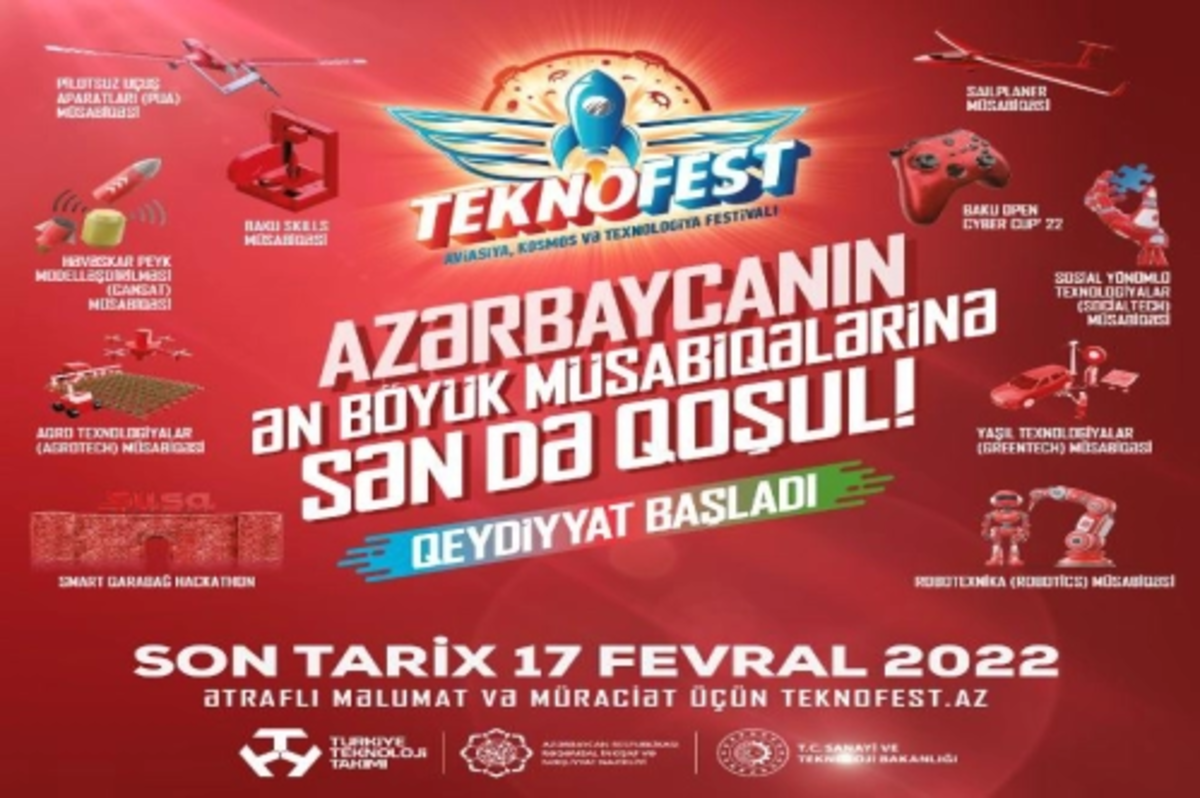 TEKNOFEST Azerbaycan, 26-29 Mayıs'ta gerçekleştirilecek