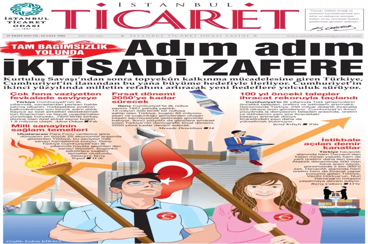 Ticaret Gazetesi’nin 3282’inci sayısı yayınlandı