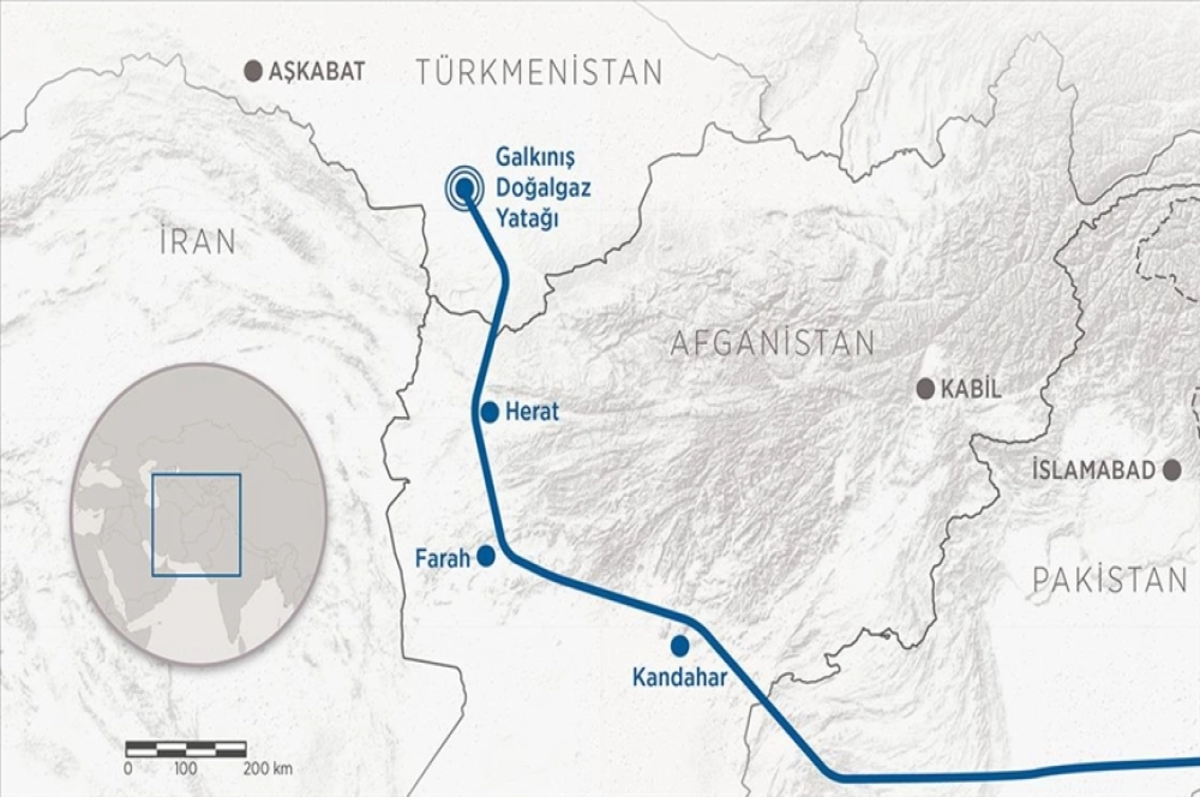 Doğalgazı Hindistan'a ulaştıracak projenin Afganistan ayağı yeniden başladı