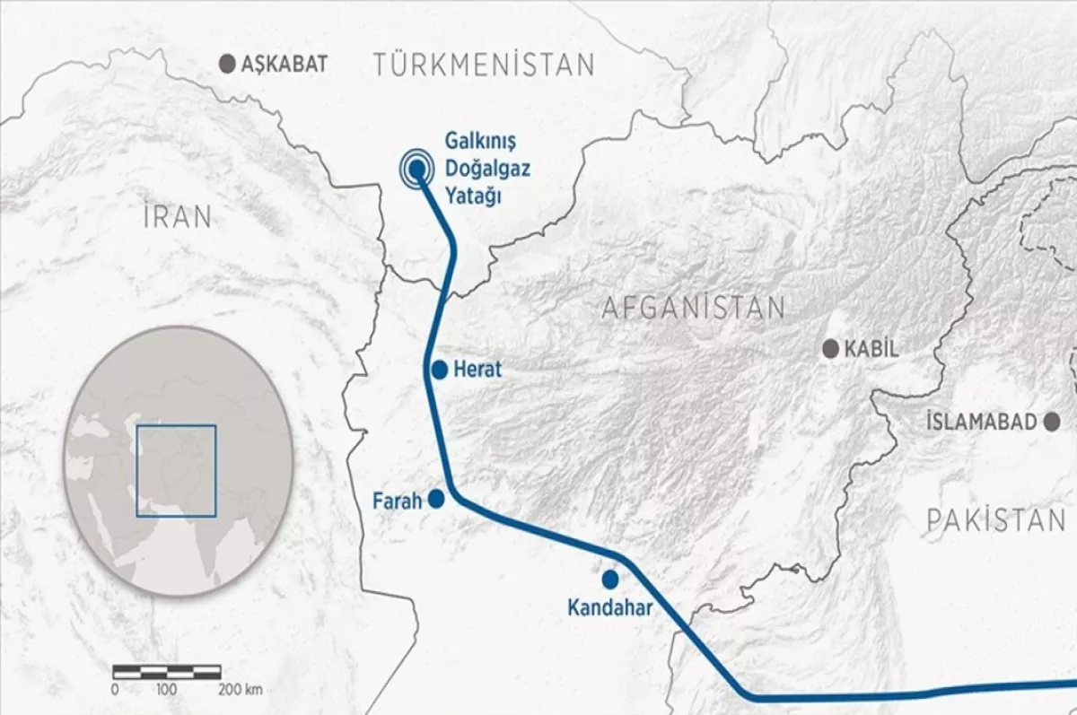 Doğalgazı Hindistan'a ulaştıracak projenin Afganistan ayağı yeniden başladı