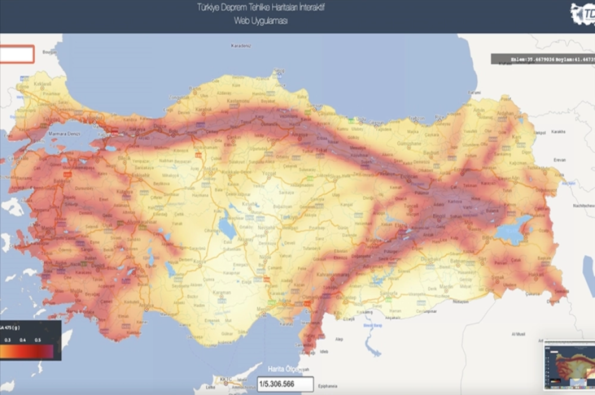 Türkiye Deprem Tehlike Haritası’nı güncelleyecek projede imzalar atıldı