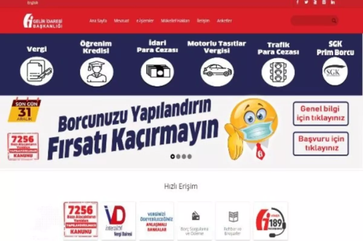 Borç yapılandırmaya ‘maskesiz’ başvuru