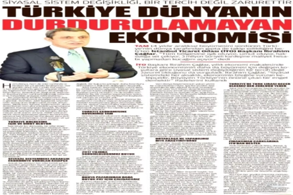 Türkiye dünyanın durdurulamayan ekonomisi