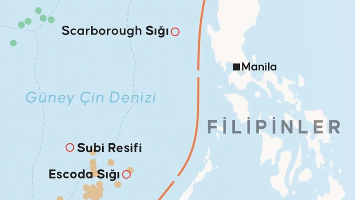 Çin ve Filipinler arasında Güney Çin Denizi'nde gerilim