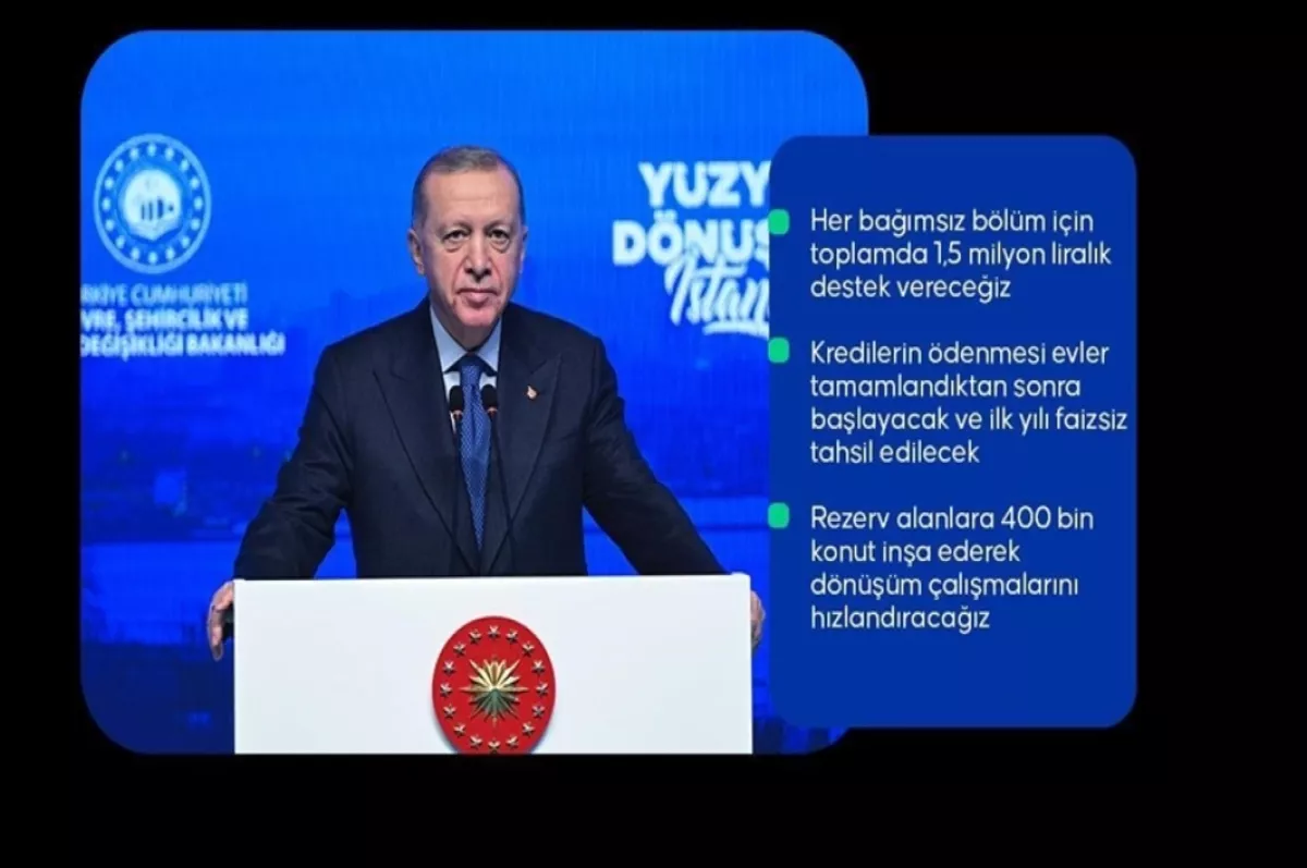 Cumhurbaşkanı Erdoğan: İstanbul'da Yüzyılın Dönüşümü projemize start veriyoruz