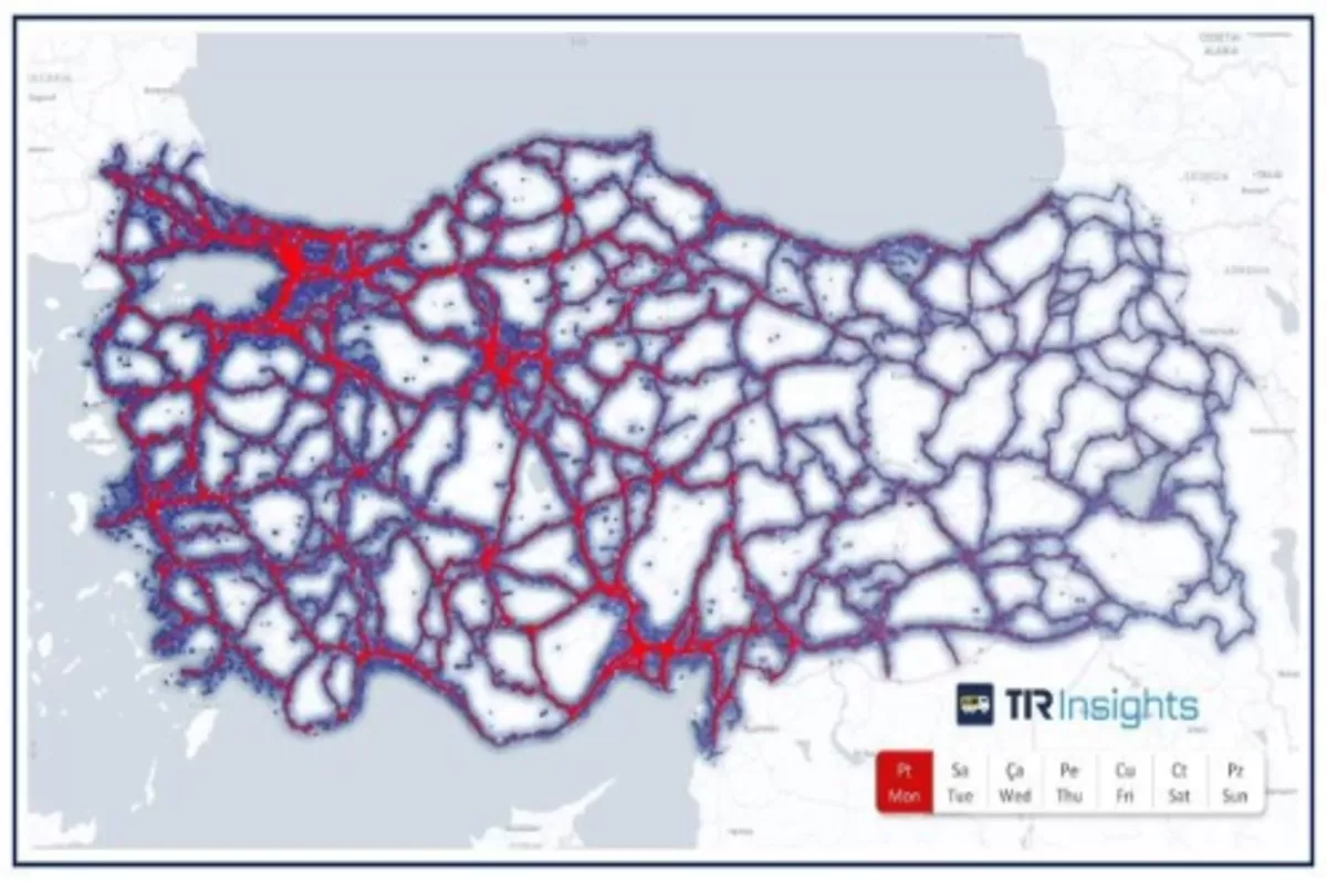 Karayolu yük taşımasında en yoğun trafik ‘Kocaeli- İstanbul’ arasında